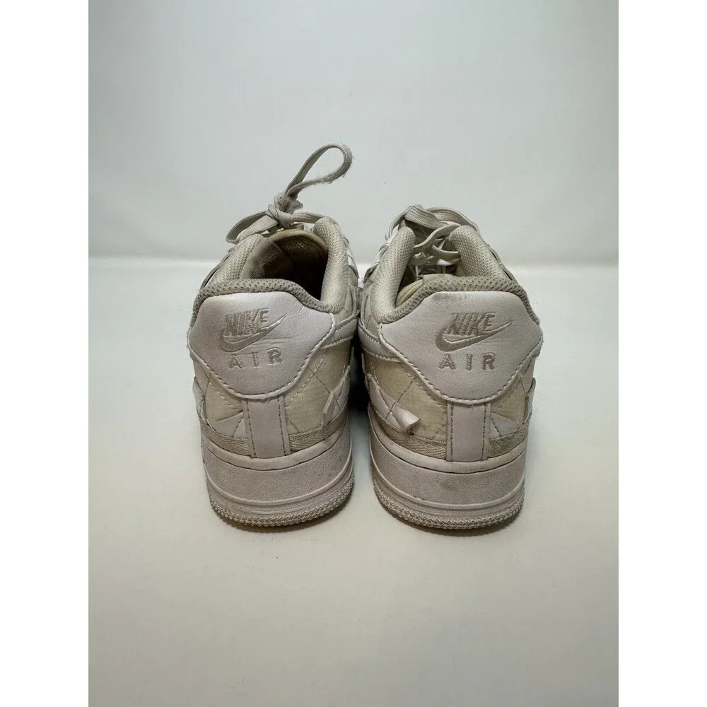 Nike Air Force 1 Billie Eilish Triple White Low Top Shoe - Men 8‎ Women 9.5